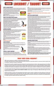 Lockout Tagout Safety Poster - First American Safety