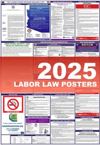 Arizona and Federal Combo Labor Law Poster 2025