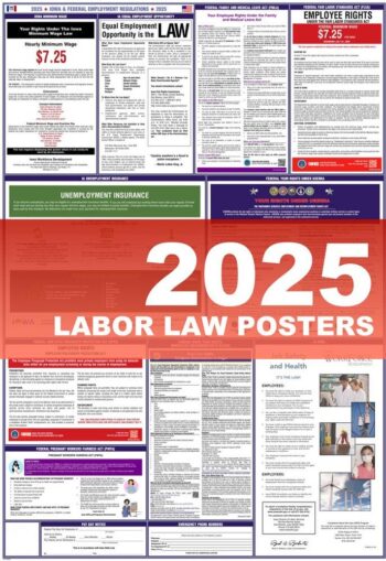 Iowa State and Federal Combo Labor Law Poster