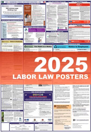 Washington State and Federal Combo Labor Law Poster