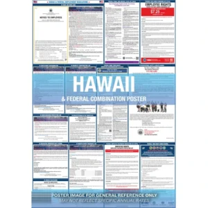2026 Hawaii State and Federal Combo Labor Law Poster