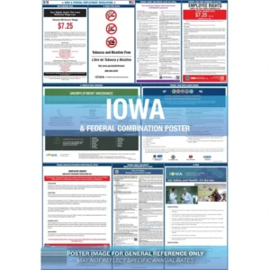 2026 Iowa State and Federal Combo Labor Law Poster
